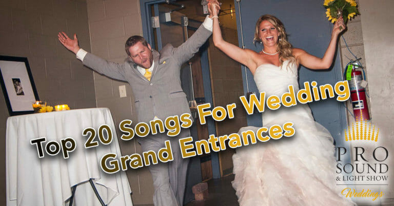 Top 30 Wedding Reception Songs for Grand Entrances