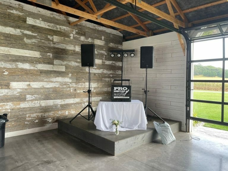 Serenity Hills Pavillion Wedding DJ