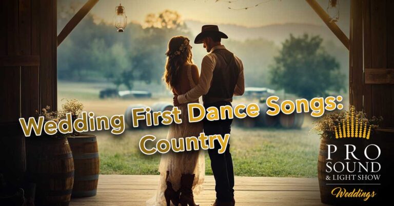 Wedding First Dance Songs: Country