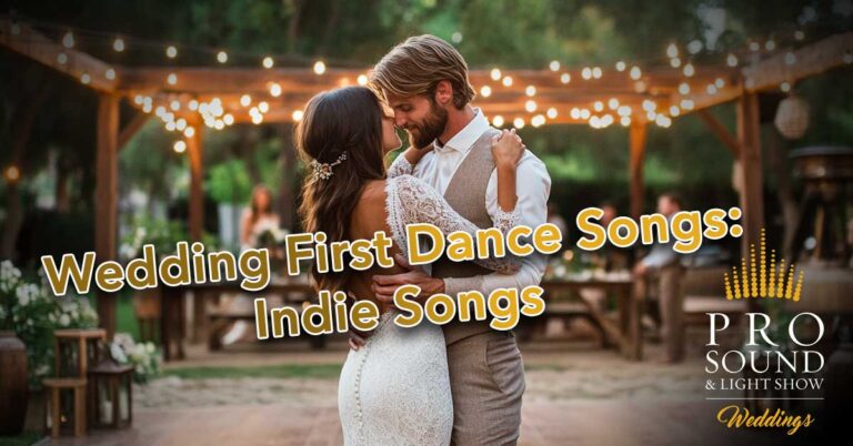 Wedding First Dance Songs: Indie